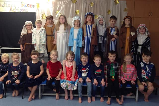 Nativity performers.