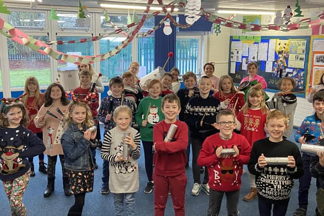 Christmas Jumper Day 2020 at Tattershall Primary Schoo