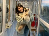 Hollie Arnold pictured with her beloved cat Milo. EMN-201215-095235001