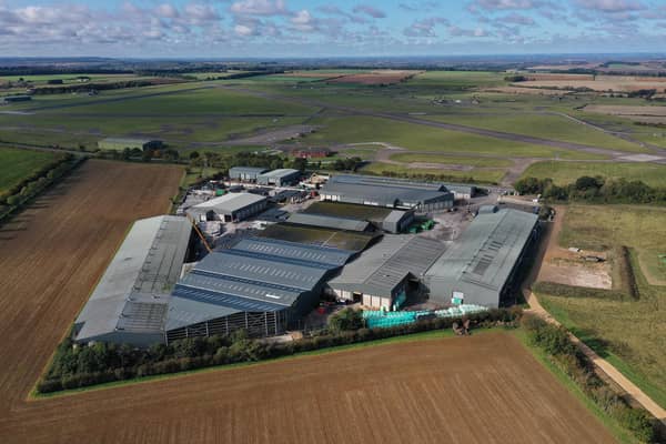 The new £30m site at Barkston, Lincolnshire.