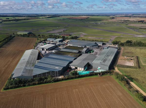 The new £30m site at Barkston, Lincolnshire.