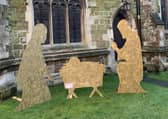 The Nativity scene in St Mary’s Churchyard