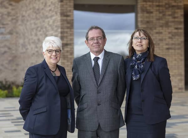 Lea Fields Crematorium Team (from left) Karen Smith, Senior Crematorium Officer; Tony Kirkham, Crematorium Officer; and Deborah Balsdon, Crematorium Manager. EMN-201217-122619001