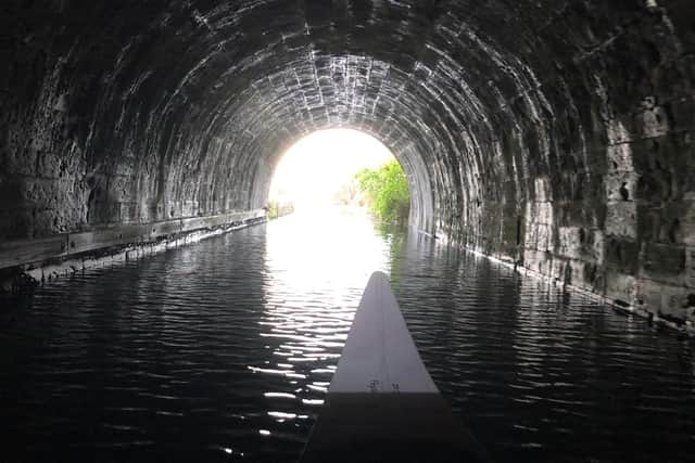 Negotiating one of the lengthy tunnels on their route. EMN-201219-193405001