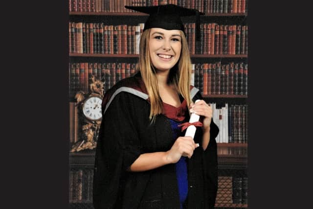 Courtney Davies, 24, died in the collision on Monday 14 December.