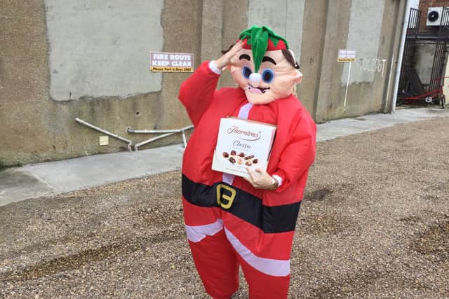 Has the elf visited you? He's been very busy across the district.