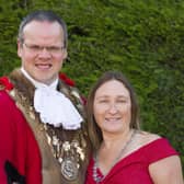 The Mayor and Mayoress of Louth, Councillor Darren Hobson and Sarah-Jayne Hobson.