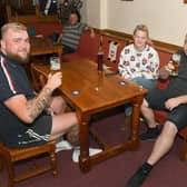 Punters welcomed the re-opening of pubs in July.