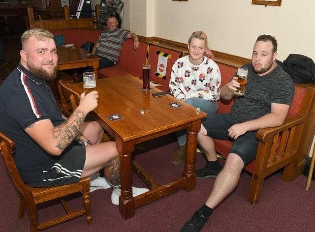Punters welcomed the re-opening of pubs in July.