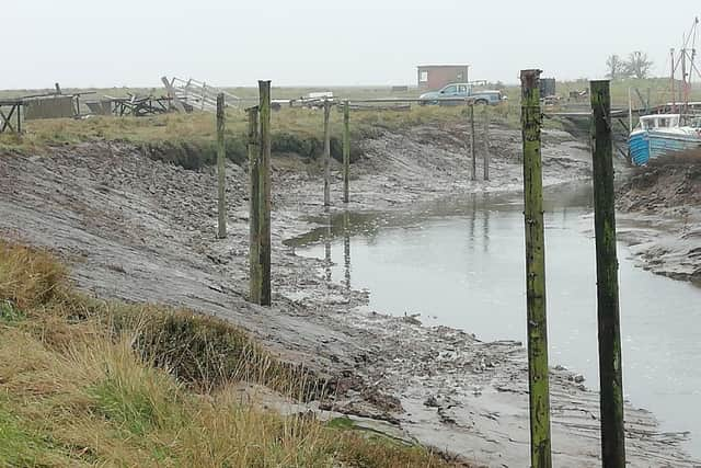 Work being carried out by Gibraltar Point Sailing Club.