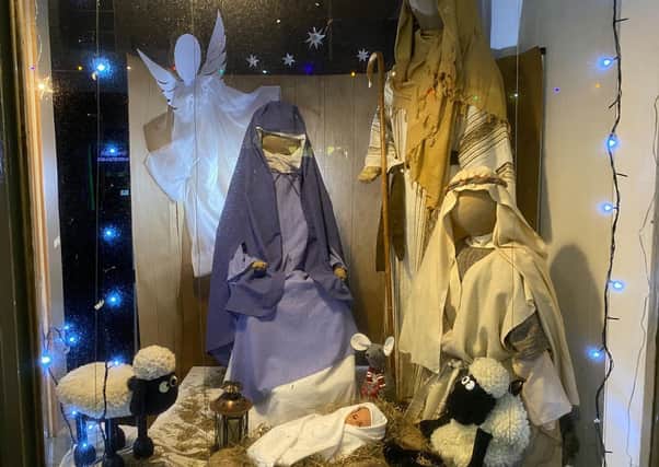 The scene in the window of CLIP
