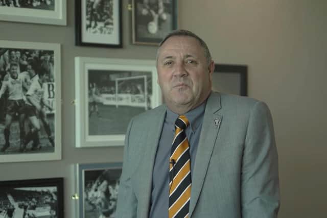 Chris Cook in the suite named after him.