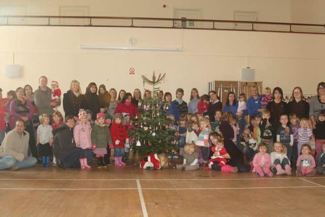 Spilsby Children's Centre marking Christmas in 2010.