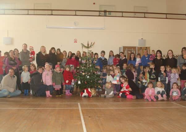 Spilsby Children's Centre marking Christmas in 2010.