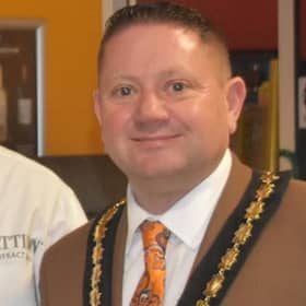 Mayor of Skegness Coun Mark Dannatt