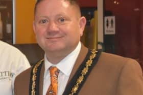Mayor of Skegness Coun Mark Dannatt