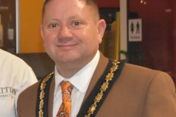 Mayor of Skegness Coun Mark Dannatt