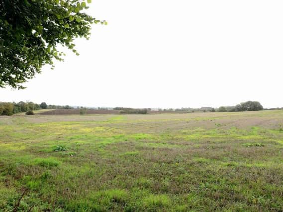 Site of the plan for 600 homes in Spilsby.