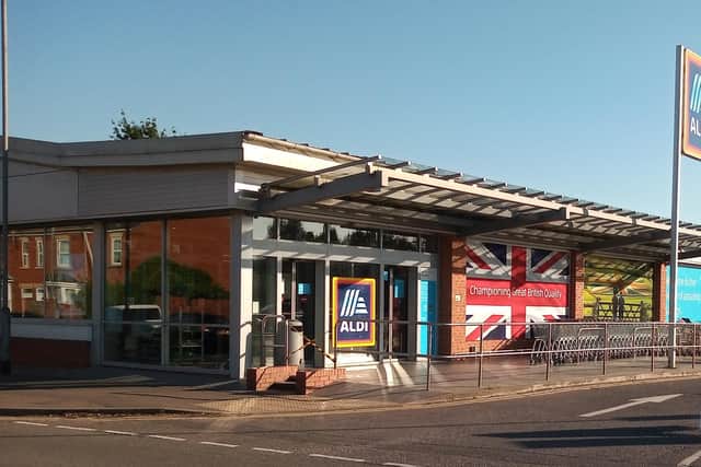 The Aldi store in Sleaford. EMN-201230-145828001