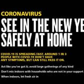 Government campaign for a safe New Year's Eve