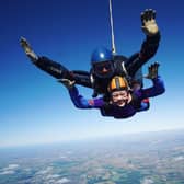 Last year Rebecca did a skydive for charity, raising £600 for Great Ormond Street Hospital.