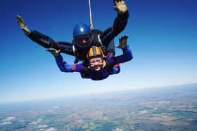 Last year Rebecca did a skydive for charity, raising £600 for Great Ormond Street Hospital.