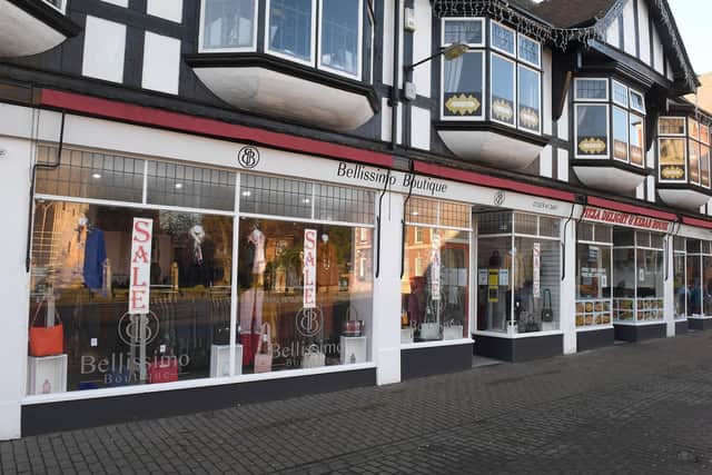 Lorraines Childrenswear and Bellissimo Boutique in Sleaford Market Place. EMN-201231-151256001