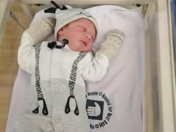 Evan Lipska, born at 2.28am on New Years Day 2021.