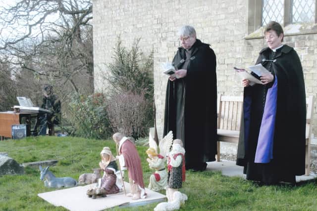 Carols in the churchyard