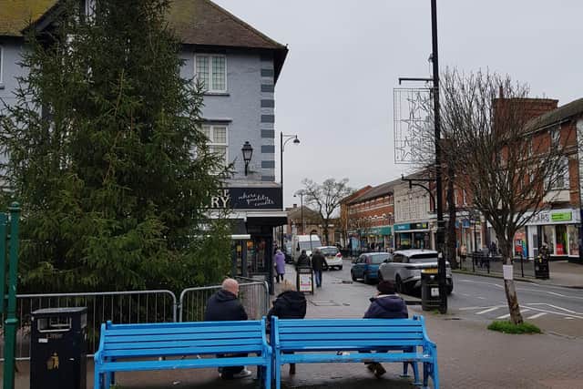 Skegness High Street on the day the Brexit deal was announced.