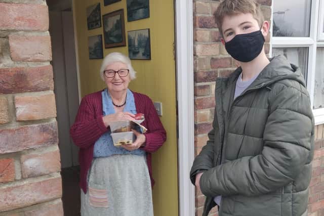 A community group in Hogsthorpe delivered food to 17 addresses where people would be on their own over the festive period. A new fund has been announced to helps groups like this carry on with their good work.