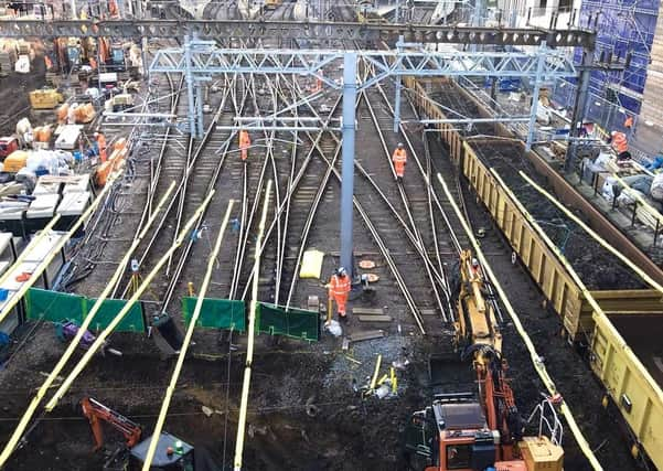 Around 1,000 workers were delivering the vital improvements at King's Cross station, including rerouting a sewer. EMN-210601-171705001