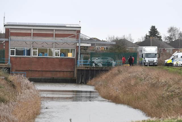 South Forty Foot Drain, near Chain Bridge Road, where Marcin's body was found