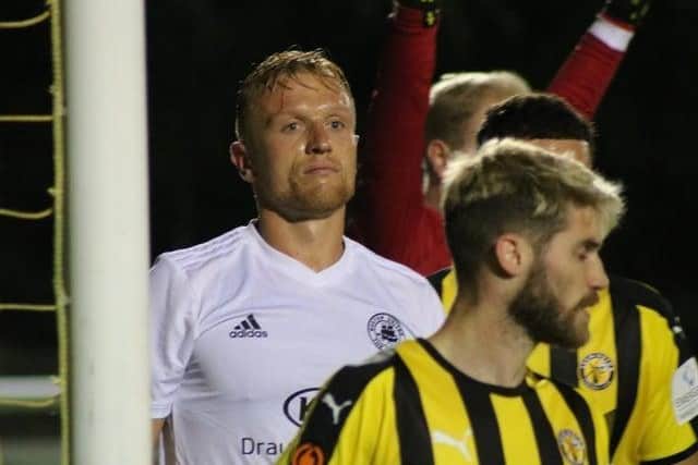 Jordan Burrow will face former club York for the first time since leaving in the summer. Photo: Oliver Atkin.