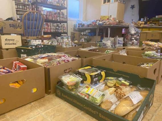 Spilsby Christian Fellowship is preparing food boxes with recipes so families can enjoy nutritious meals they have collected and cooked together.