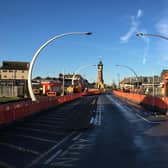 Works in progress along Tower Esplanade in Skegness.