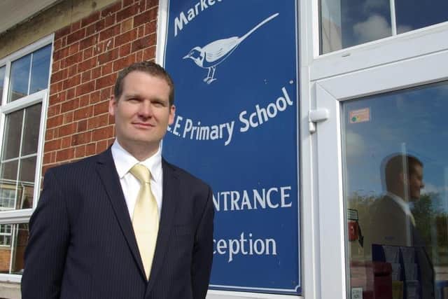 Andrew Smith, Headteacher at Market Rasen Primary School. EMN-210801-134735001