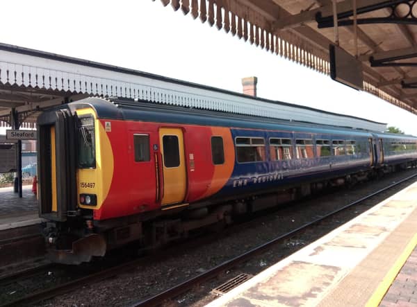 Trains were halted between Sleaford and Lincoln. EMN-210901-134024001