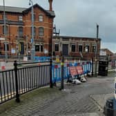 Works. near the Roman Bank and Lumley Road junction. Photo: Barry Robinson