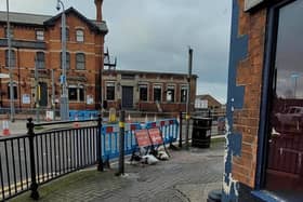Works. near the Roman Bank and Lumley Road junction. Photo: Barry Robinson