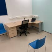 A Boots consultation room in Halifax where the Covid vaccine will be administered. EMN-211001-115935001