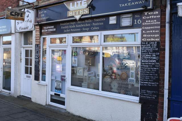 Barry Robinson, who owns Lite Bites cafe in Skegness, was one of the local business owners fearing they would not get a Local Restrictions Support Grant this time around.