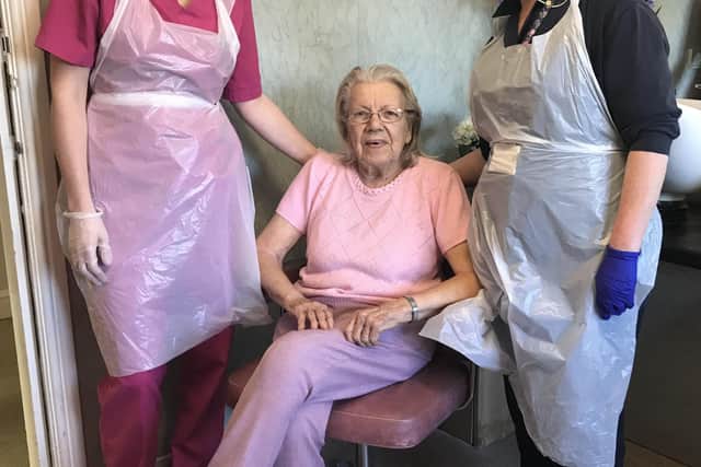 Nancy Preston with Emma & Ruth
