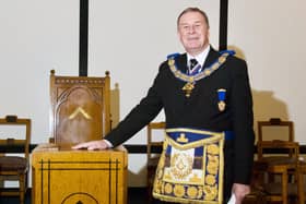 Lincolnshire’s Provincial Grand Master Dave Wheeler. EMN-210113-082611001