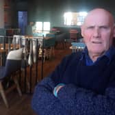 Councillor Richard Barker threatened to quit the town council. The photo was taken before the lockdown.