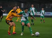 Andi Thanoj injured came off injured during the draw with Chester. Photo: Oliver Atkin