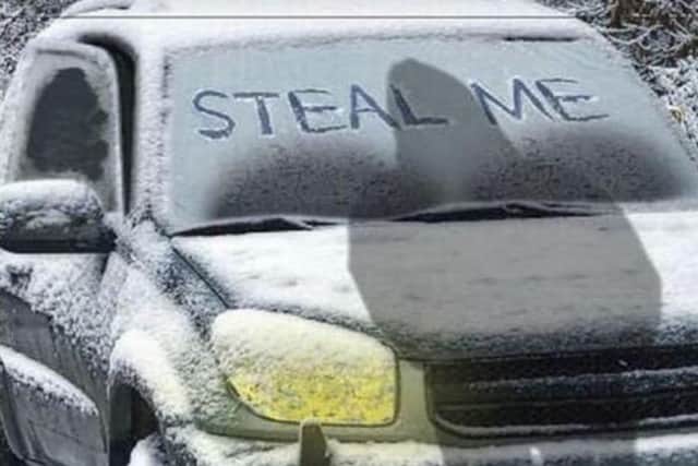 Two vehicles were stolen in Louth this morning. (Photo: Lincolnshire Police)