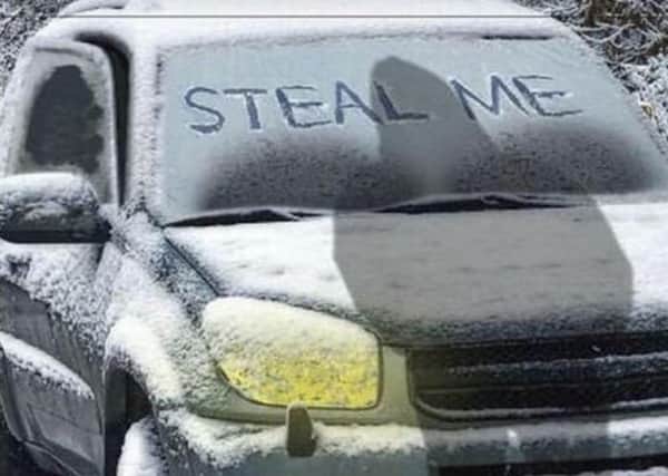 Two vehicles were stolen in Louth this morning. (Photo: Lincolnshire Police)