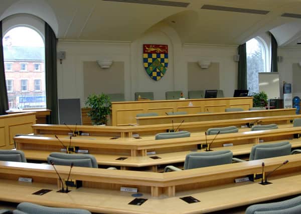 The South Kesteven District Council chamber. EMN-150503-094514001