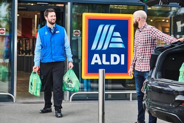 Customers don't even have to leave their car when collecting groceries/